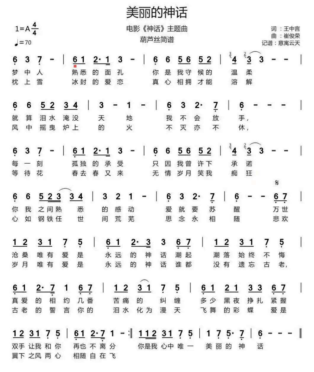 胡歌主演的電視劇神話的主題曲和尾曲的歌名是什么?