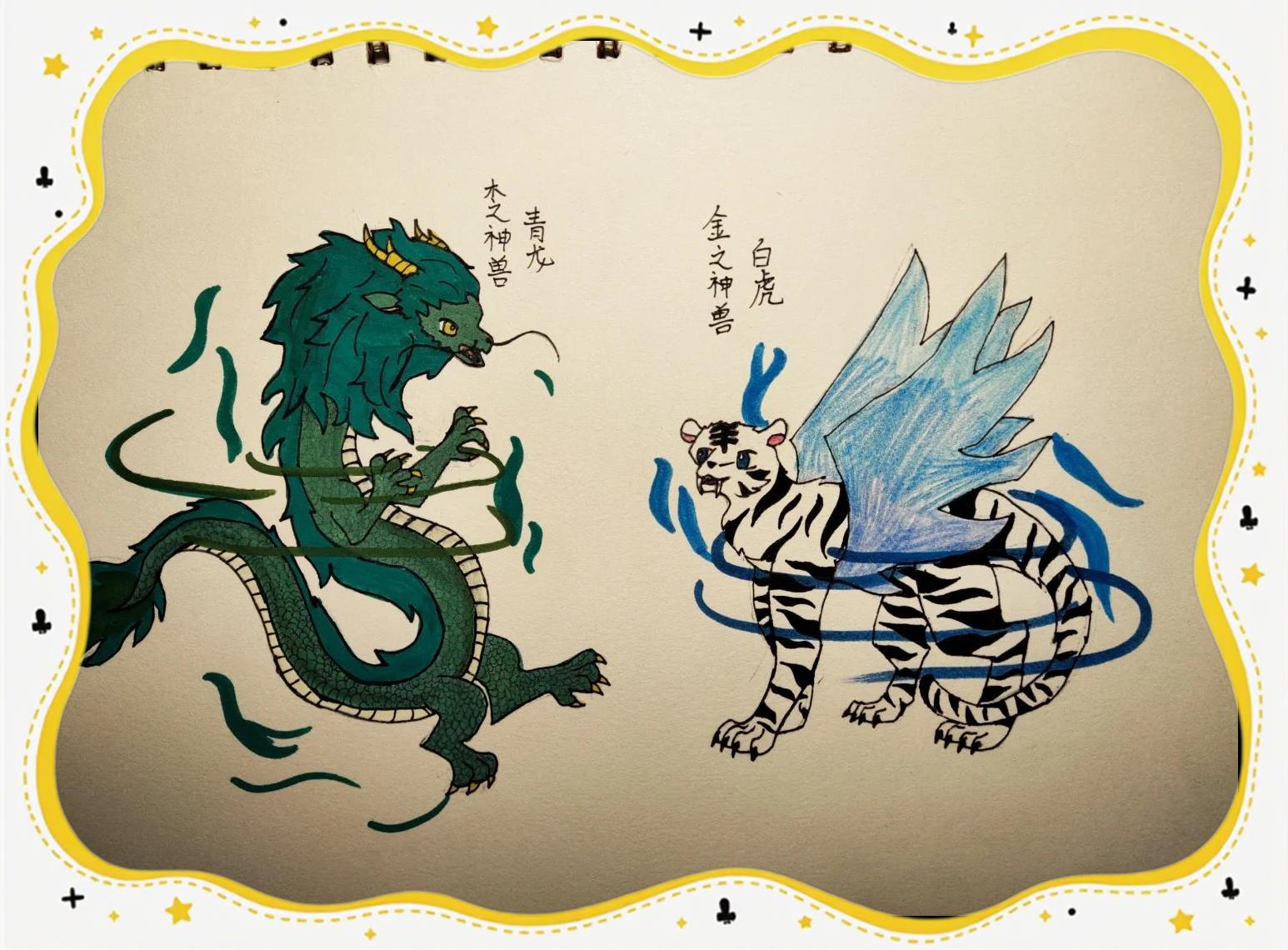 求西方四神獸青龍,朱雀等四神獸的由來和傳說故事