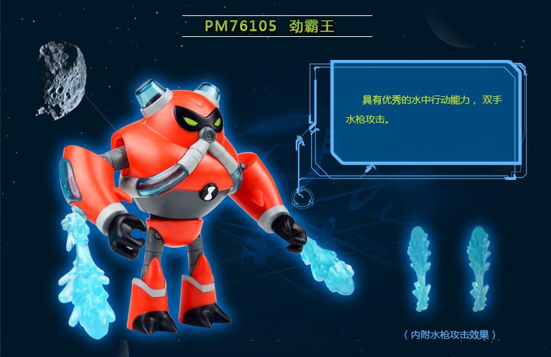 有一部動畫片可以變成四手霸王丶火焰人的叫什么名字
