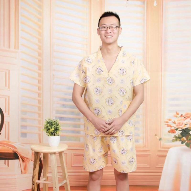 特價專業(yè)洗浴場男式全棉浴衣桑拿服浴服汗蒸服來樣訂做
