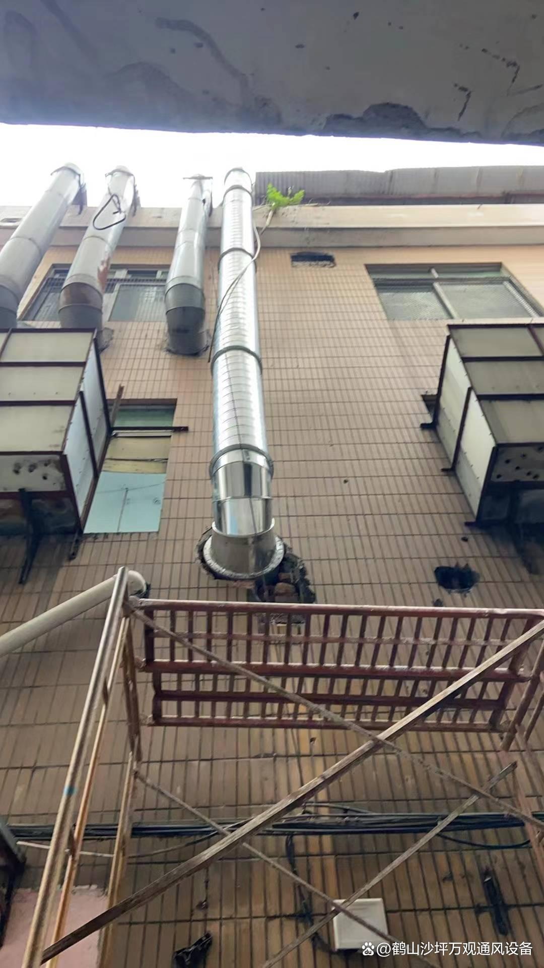 北京朝陽廚房排煙廚房排煙管道設計安裝300*400
