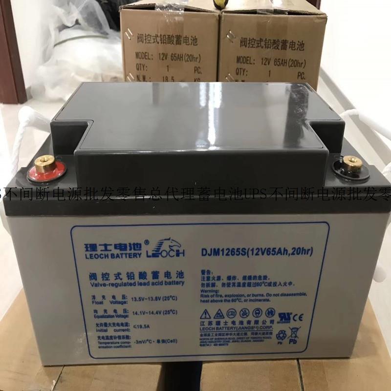 理士LEOCH蓄電池DJM1265/12v65ah直流屏UPS電池