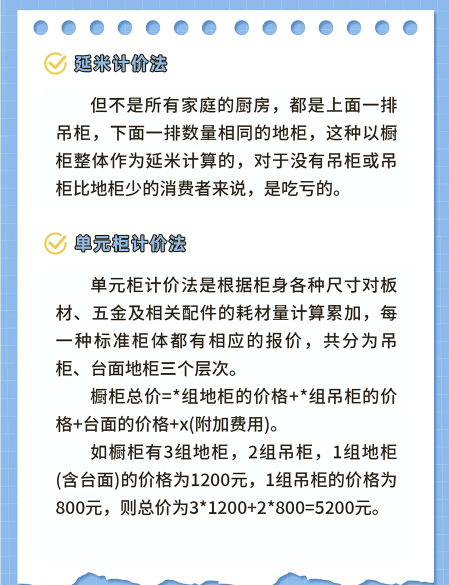 櫥柜按延米計價延米是什么意思啊是一米嗎